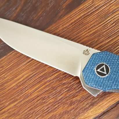 Vasahnífur - QSP Osprey Micarta - Blár