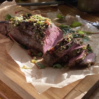 Mjaðmasteik af Angus frá Gunnbjarnarholti