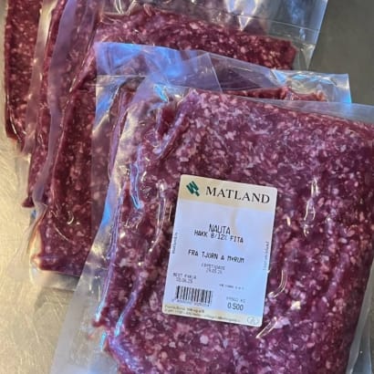 Nautahakk frá Tjörn - 5 pk x 500 g