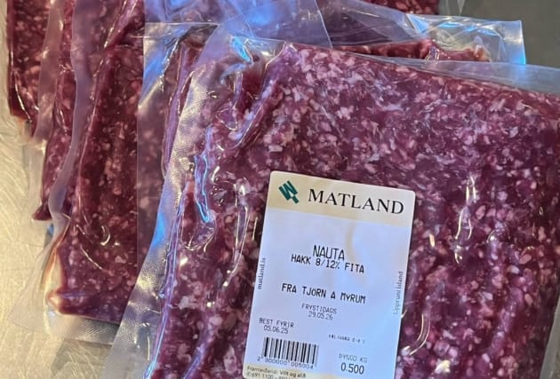 Nautahakk frá Tjörn - 5 pk x 500 g