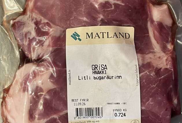 Grísahnakkasneiðar frá Litla búgarðinum