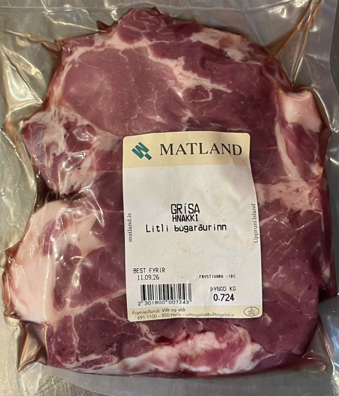 Grísahnakkasneiðar frá Litla búgarðinum
