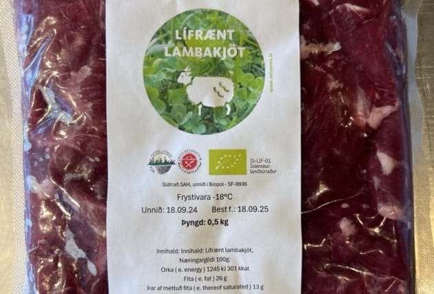 Lífrænt lambagúllas frá Sölvanesi, 2 x 500 g