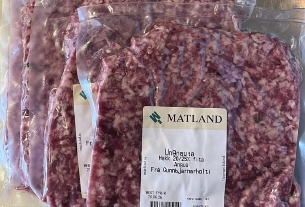 Ketóhakk (20-25%) Angus frá Gunnbjarnarholti