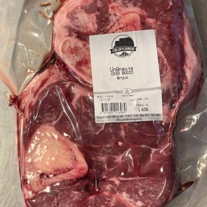 Osso bucco af Angus frá Gunnbjarnarholti