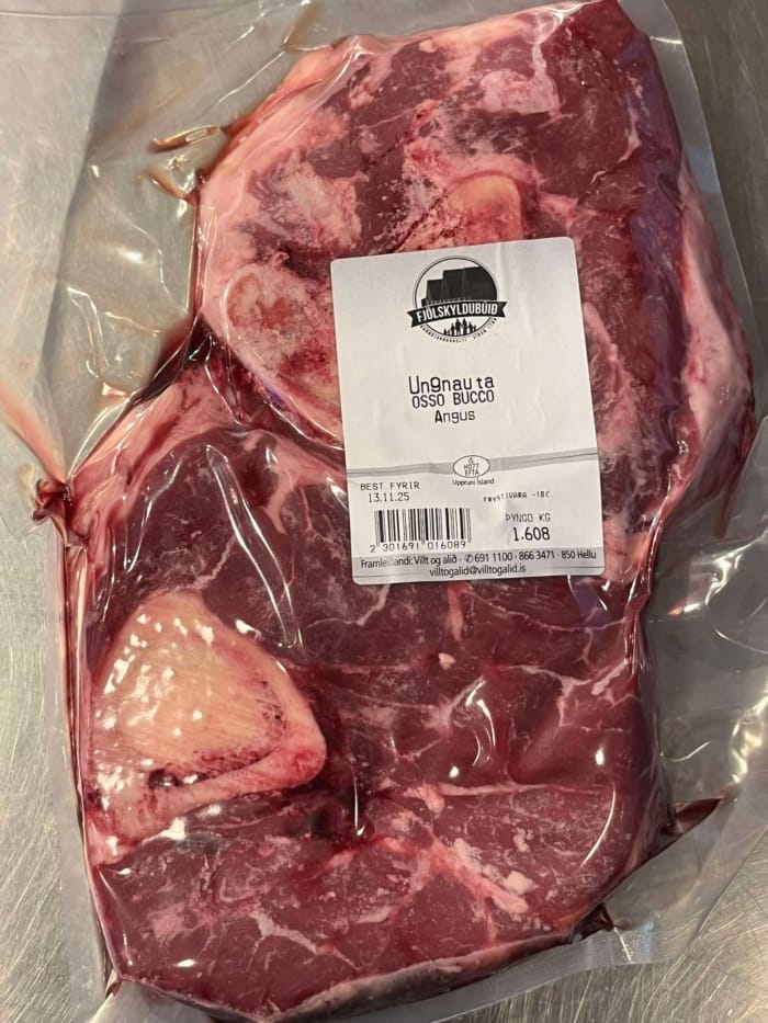 Osso bucco af Angus frá Gunnbjarnarholti