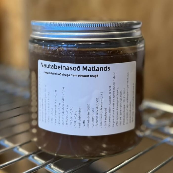 Nautabeinasoð Matlands - 6 x krukkur