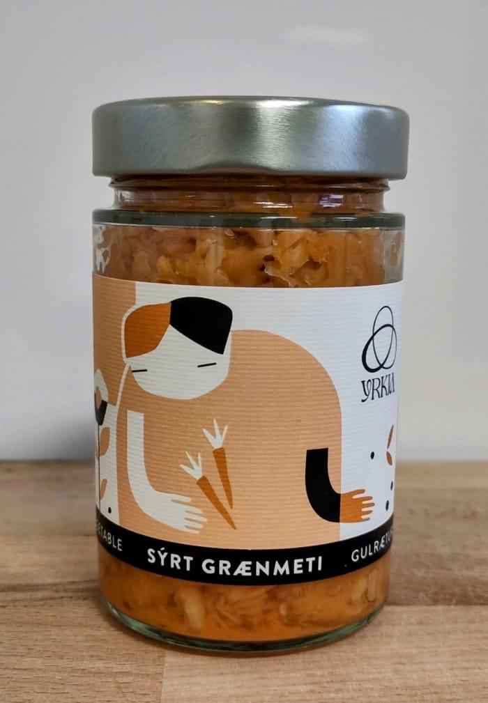 Sýrðar gulrætur með chili - 280 g krukka