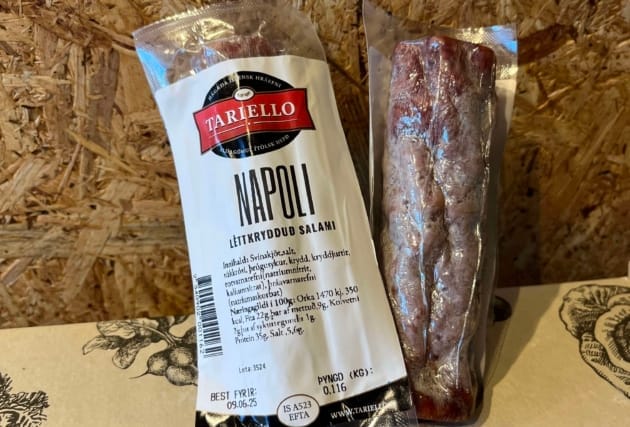 Napoli - léttkrydduð salamipylsa frá Tariello - 1 stk.