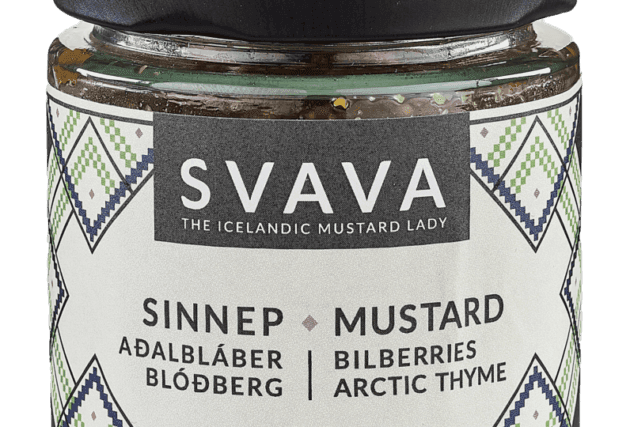 SVAVA sinnep - Aðalbláber og blóðberg