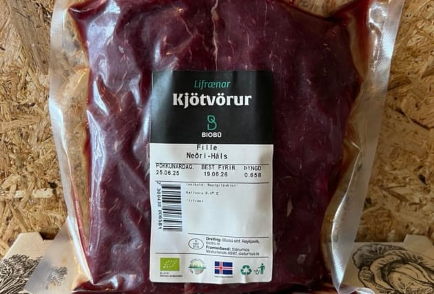 Ferskt lífrænt fille frá Neðra-Hálsi