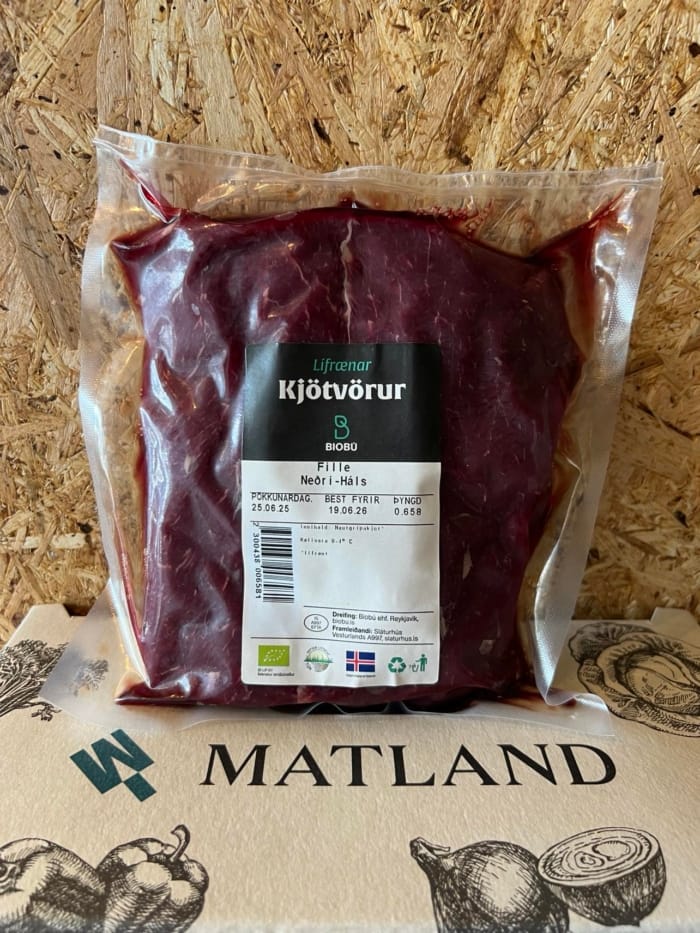 Ferskt lífrænt fillet frá Neðra-Hálsi