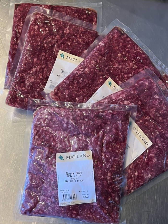Litlir pakkar af angushakki frá Stóra-Ármóti - 5 x 300 g