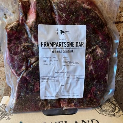 Föstudagsgrill: Frampartssneiðar frá Árdal og kartöflusalat frá Elliða