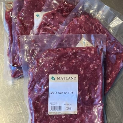 Magurt nautahakk frá Tjörn - 5% fita - 5 pk x 500 g
