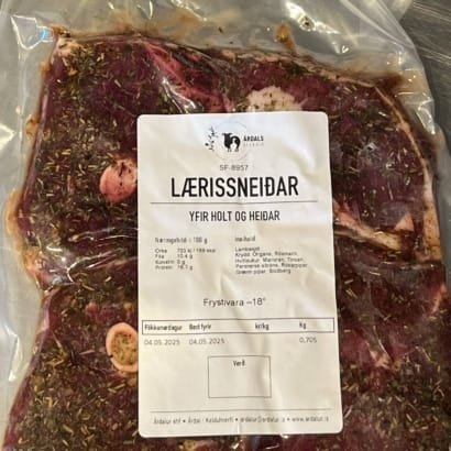 Lærissneiðar - Yfir holt og heiðar - frá Árdal
