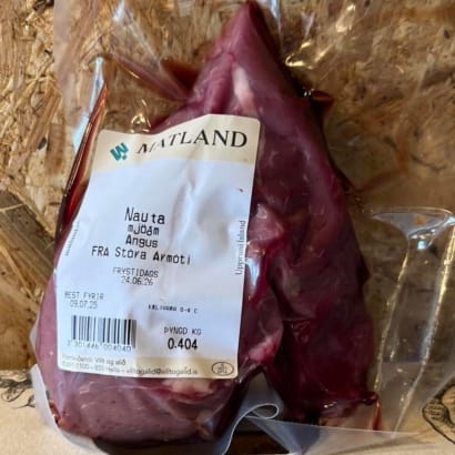 Fersk mjaðmasteik af 100% Angus frá Stóra-Ármóti