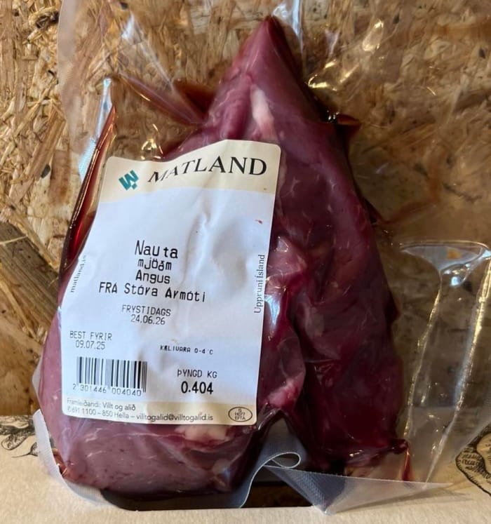 Fersk mjaðmasteik af 100% Angus frá Stóra-Ármóti