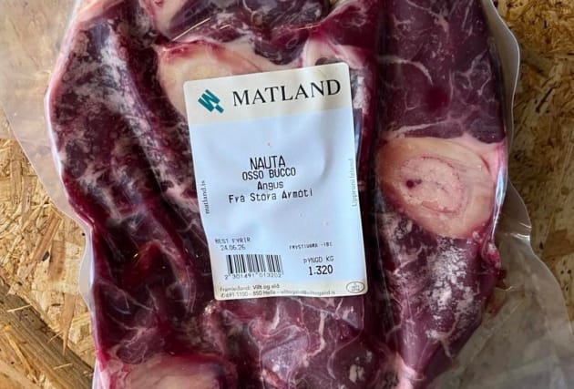 Osso bucco af 100% Angus frá Stóra-Ármóti