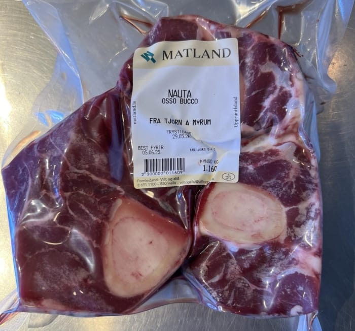 Osso bucco frá Tjörn