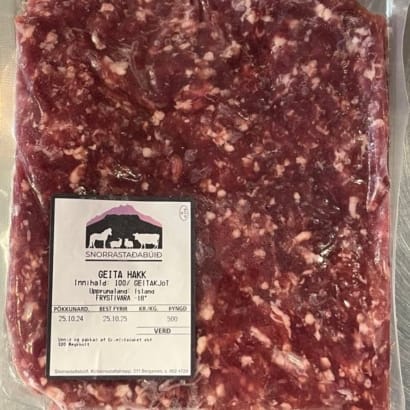 Geitahakk frá Snorrastöðum - 2 x 500 g
