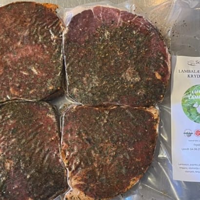 Kryddaðar lambalærissneiðar frá Sölvanesi