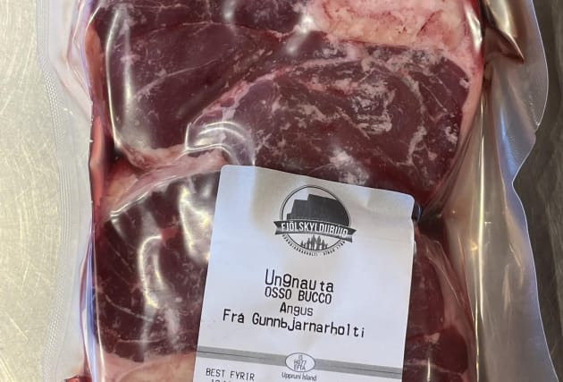 Osso bucco af Angus frá Gunnbjarnarholti