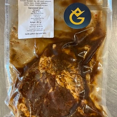 Chuck-steik af nauti - fullelduð souis-vide