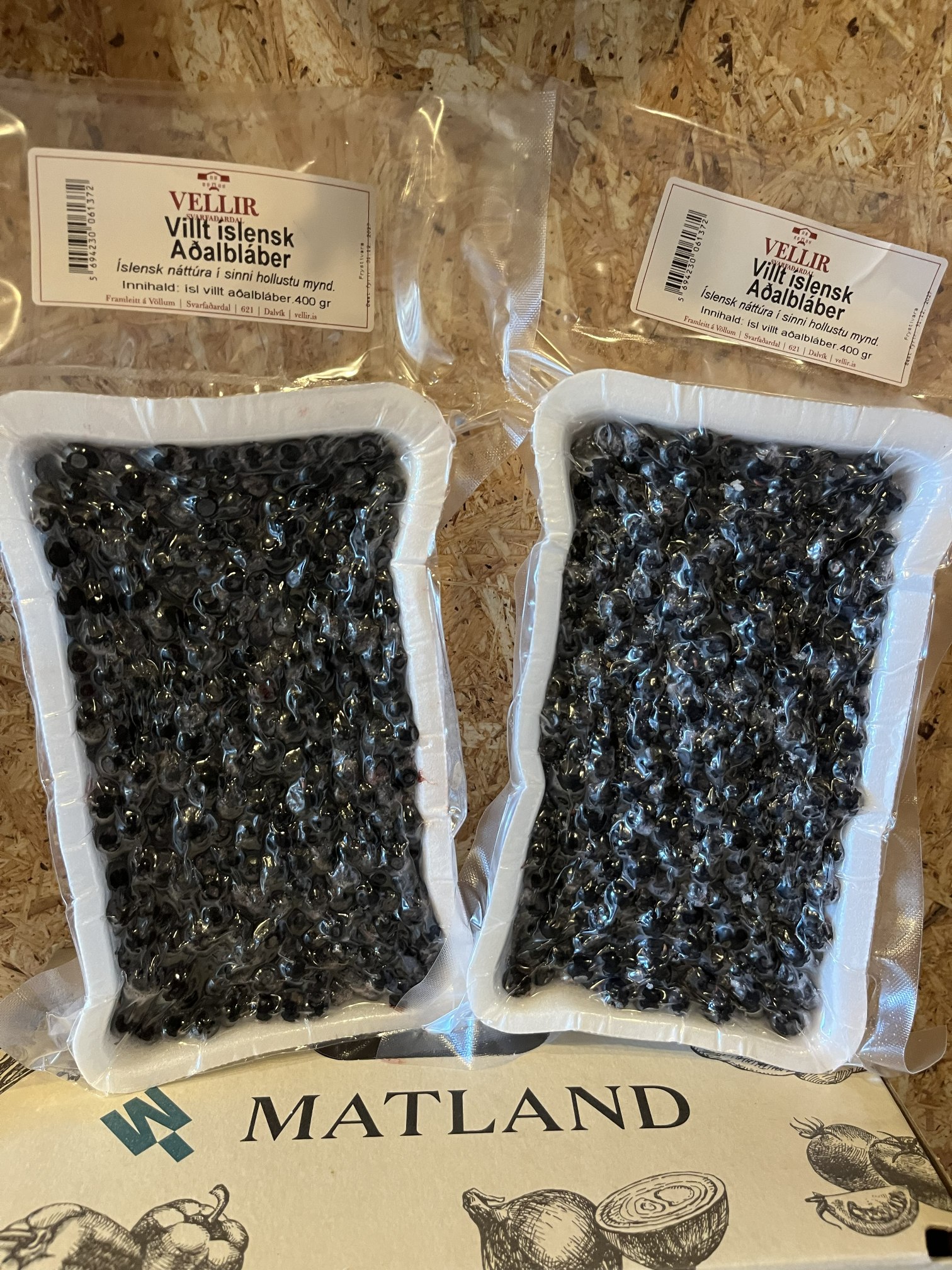 Aðalbláber frá Völlum - 2 x 400 g - Image 2