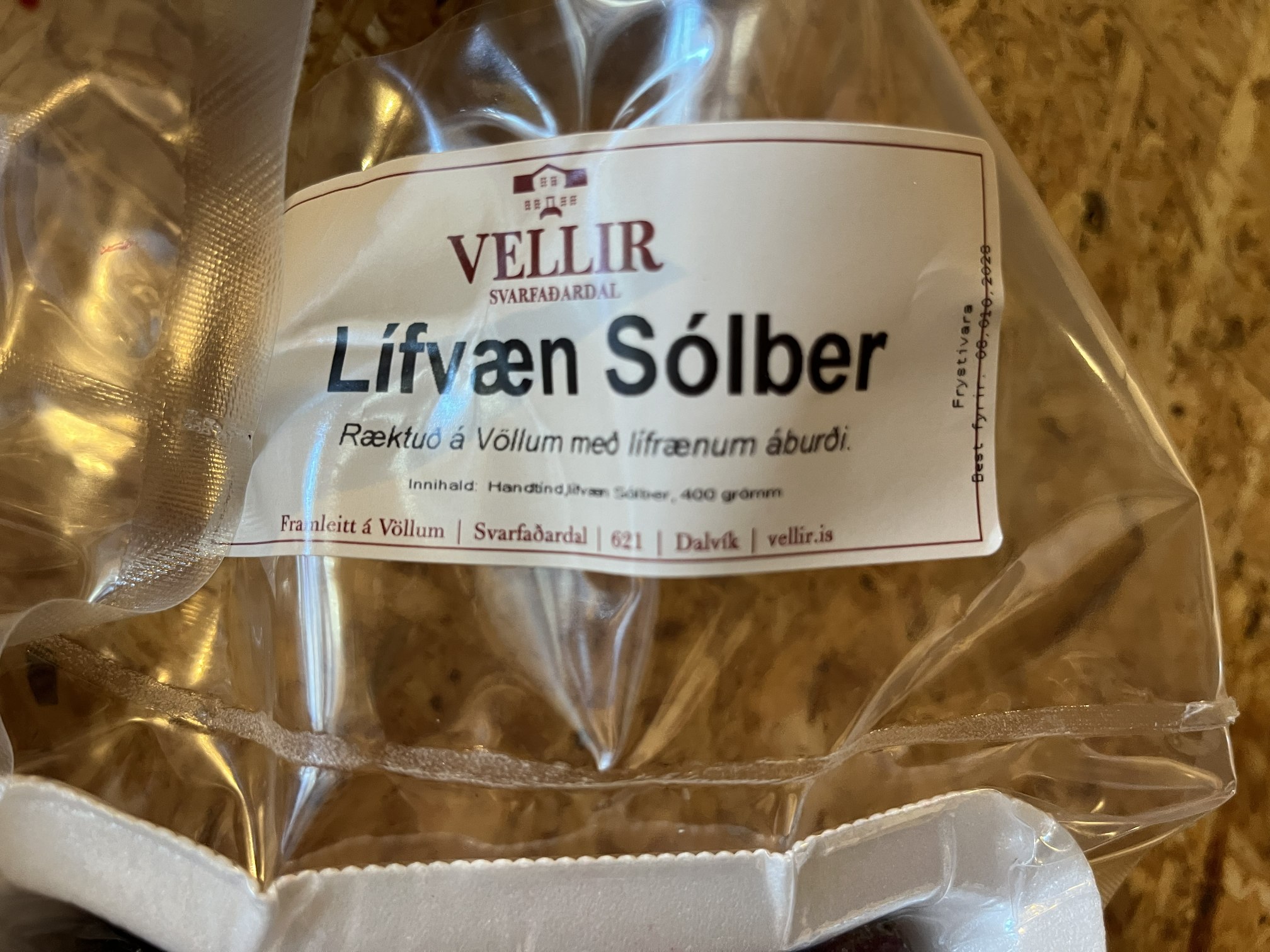 Sólber úr Svarfaðardal - 2 x 400 g - Image 3