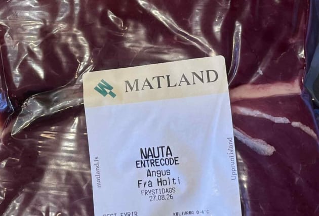 Entrecotesteikur frá Holti