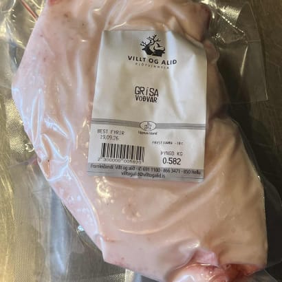 Grísakinnar af frjálsu grísunum frá Litla búgarðinum