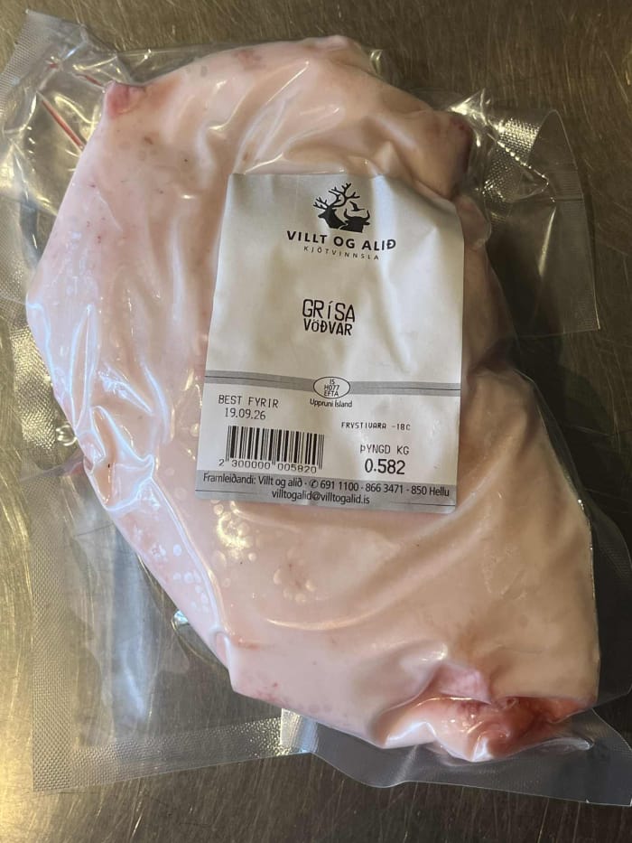 Grísakinnar af frjálsu grísunum frá Litla búgarðinum