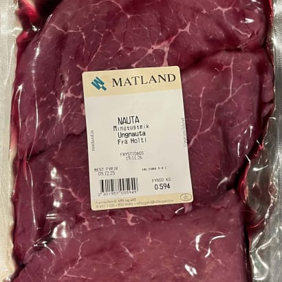 Mínútusteikur frá Holti