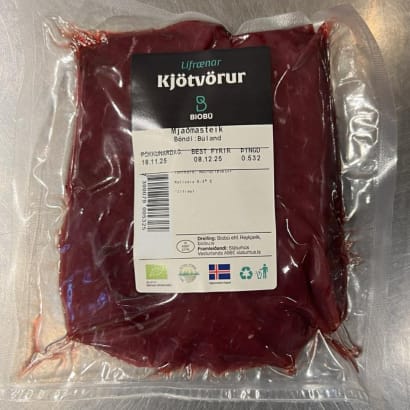 Lífræn mjaðmasteik frá Búlandi