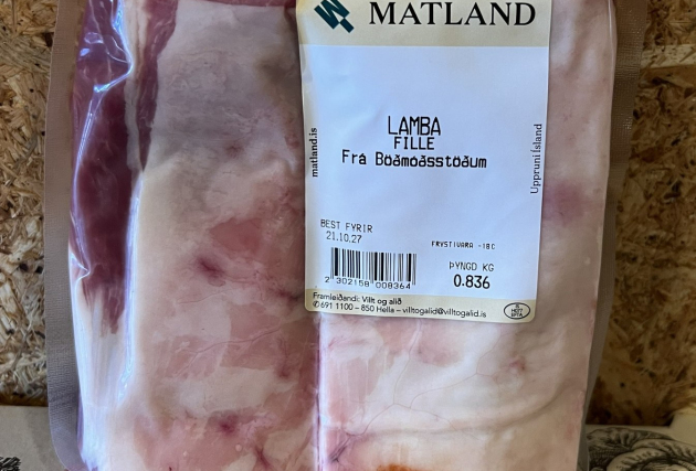 Lambafille með fiturönd frá Böðmóðsstöðum