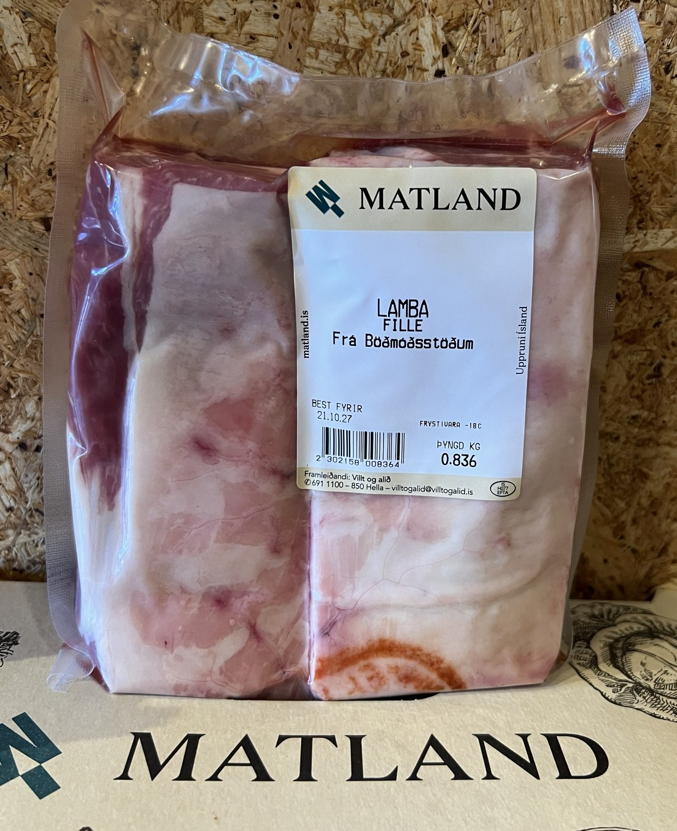 Lambafille með fiturönd frá Böðmóðsstöðum