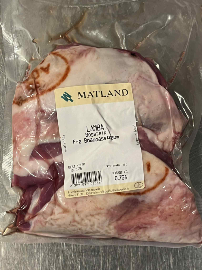 Bógsteik frá Böðmóðsstöðum - beinlaust kjöt - Image 2