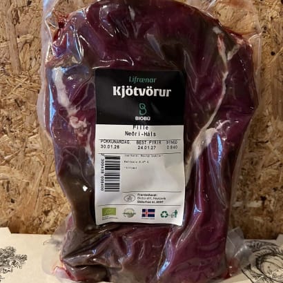 Ferskt lífrænt fille frá Neðra-Hálsi