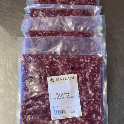 Nautahakk (8-12%) frá Reykjum - 5 x 500 g