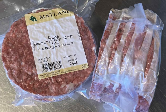 Hamborgarar - 12-15% - frá Reykjum - 10 stk x 140 g