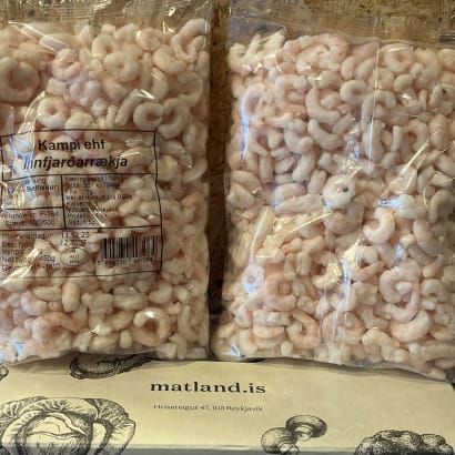 Innfjarðarrækja frá Vestfjörðum - 1 kg (2 x 500 g)