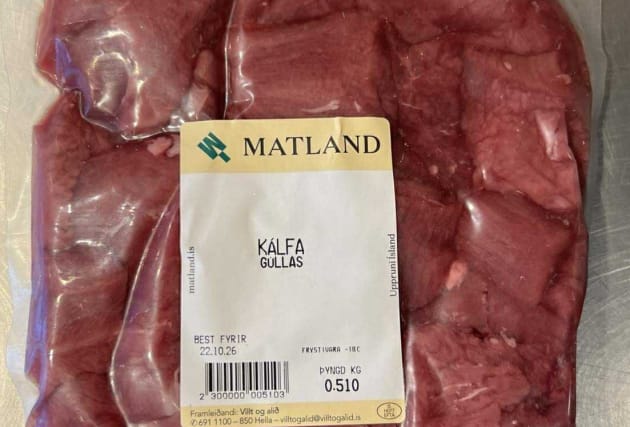 Kálfagúllas frá Norðtungu - 2 pk x 500 g