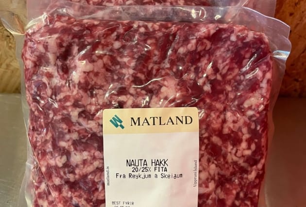 Ketóhakk (20-25%) frá Reykjum - 5 x 500 g