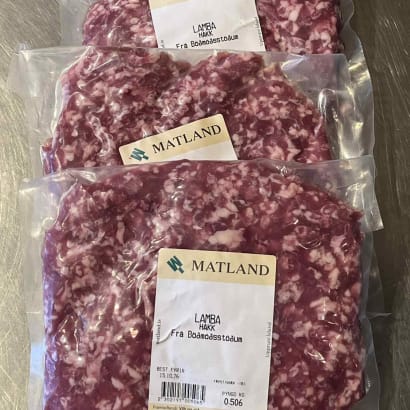 Lambahakk frá Böðmóðsstöðum - 3 x 500 g