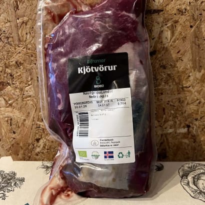 Fersk lífræn nautalund frá Neðra-Hálsi