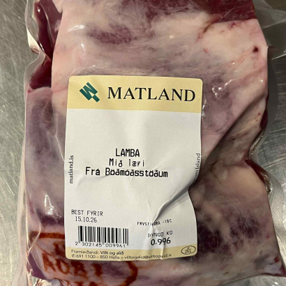 Lambamiðlæri frá Böðmóðsstöðum