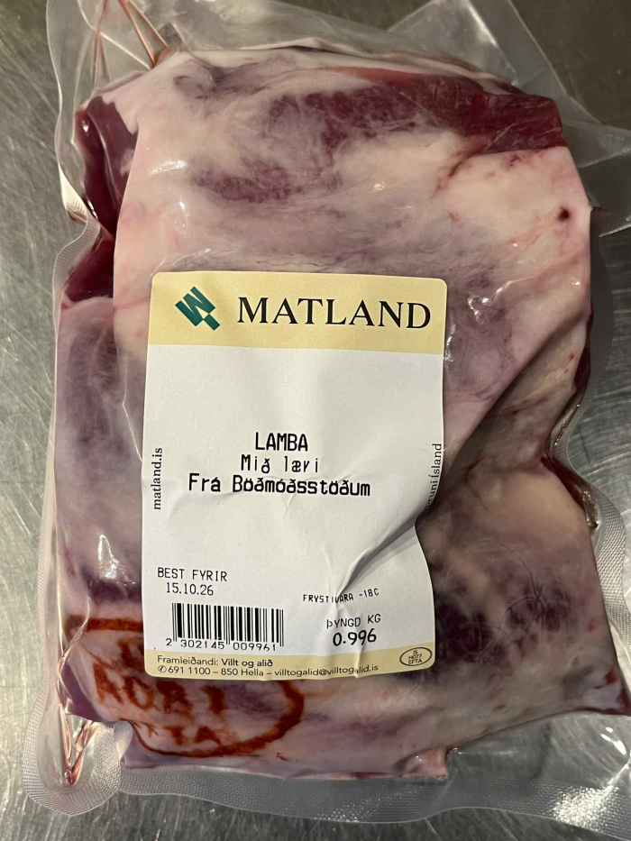 Lambamiðlæri frá Böðmóðsstöðum