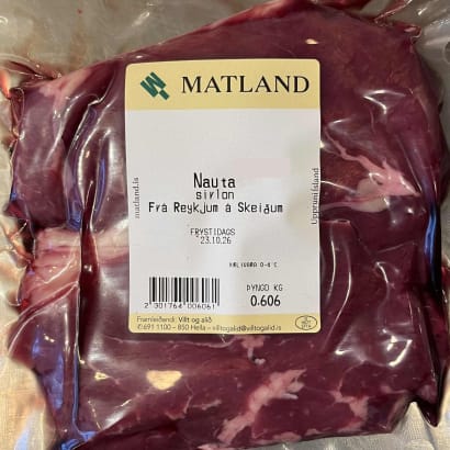 Sirloinsteikur frá Reykjum