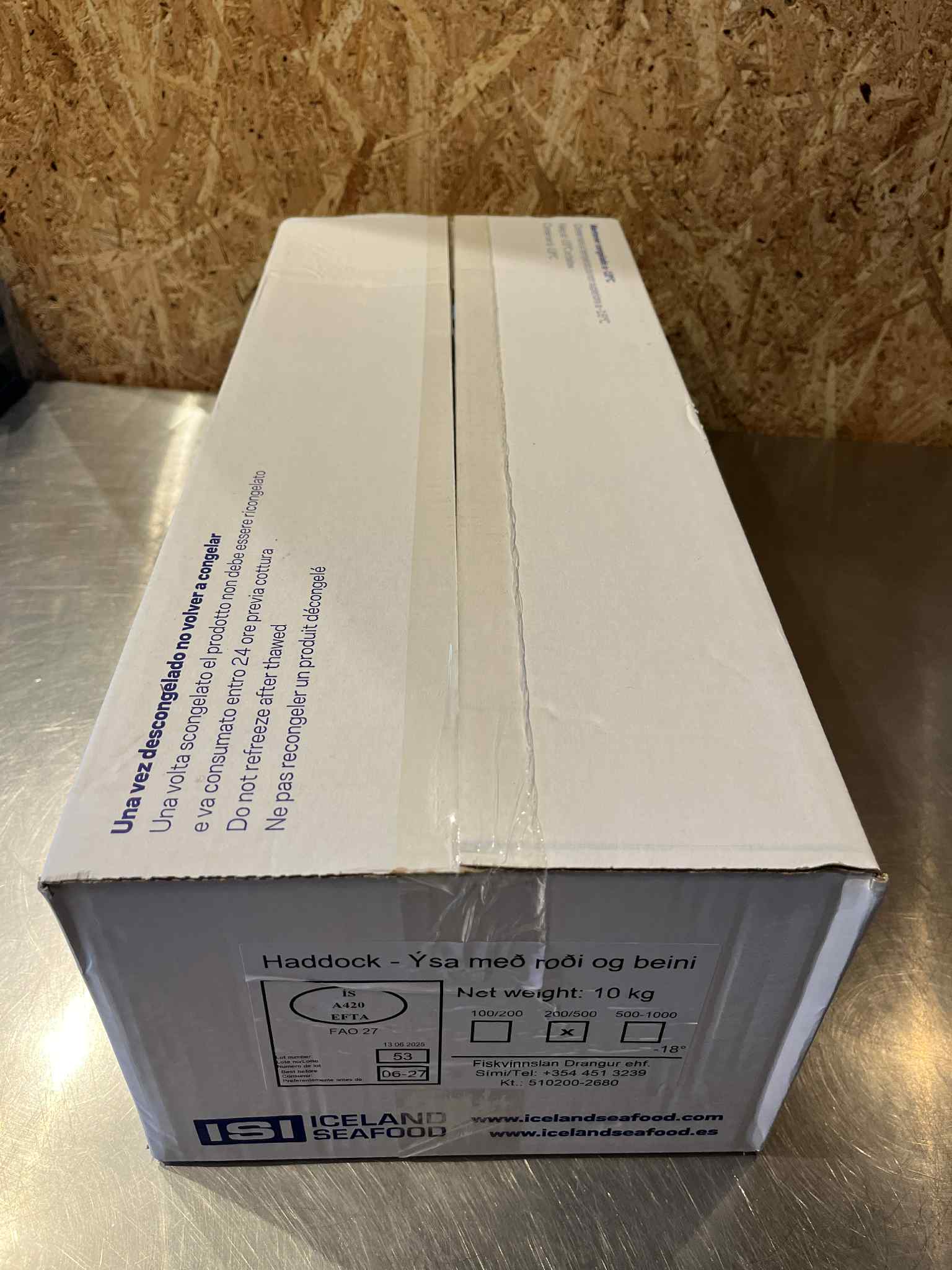 Ýsuflök með roði og beini - 10 kg - Image 2